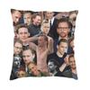 Cool Tom Hiddleston Collage Pillow Case Home Decor 3D Double Side Print Actor Cushion Cover For Car Decoration Salon