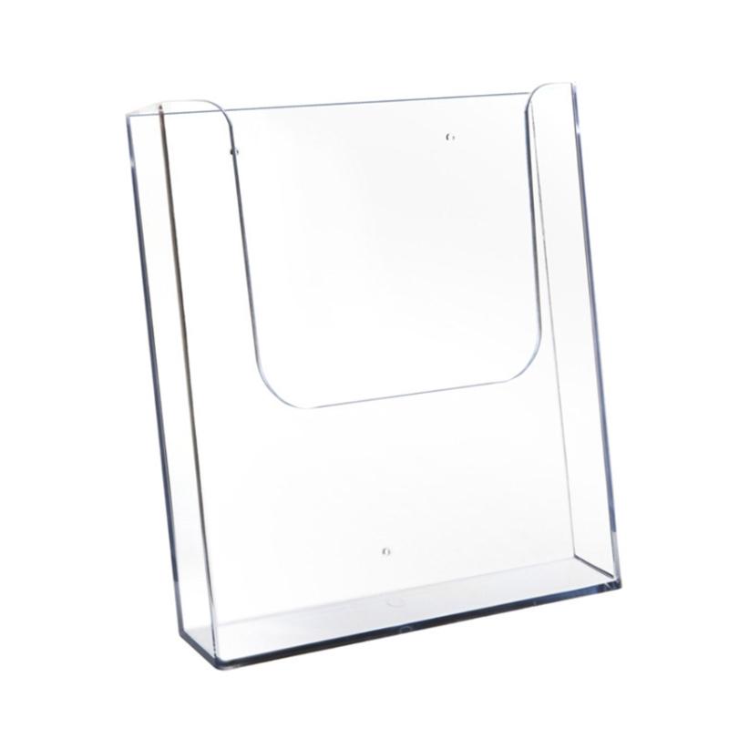 Heavy Duty Wall Mounted File Holder Clear Acrylic Document Organiser Display Rack For School Office Wall Organization
