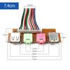 1Pc Computer Chassis Front Panel Audio Jack Front Usb Interface Host Front Bezel Cable