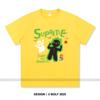 Women's Supretee Printed T-Shirt 100% Cotton Oversized Brand Logo Graphic Tees for Men Summer Tops Urban Streetwear