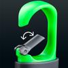 LED Rechargeable Tactical Laser Flashlight 4 Modes 1800mAh for Emergency Camping