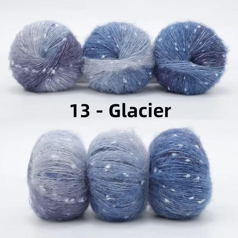Colorful Mohair Yarn 50g Hand-Knitted Yarn  for Making Sweaters Shawls Blankets Handicrafts