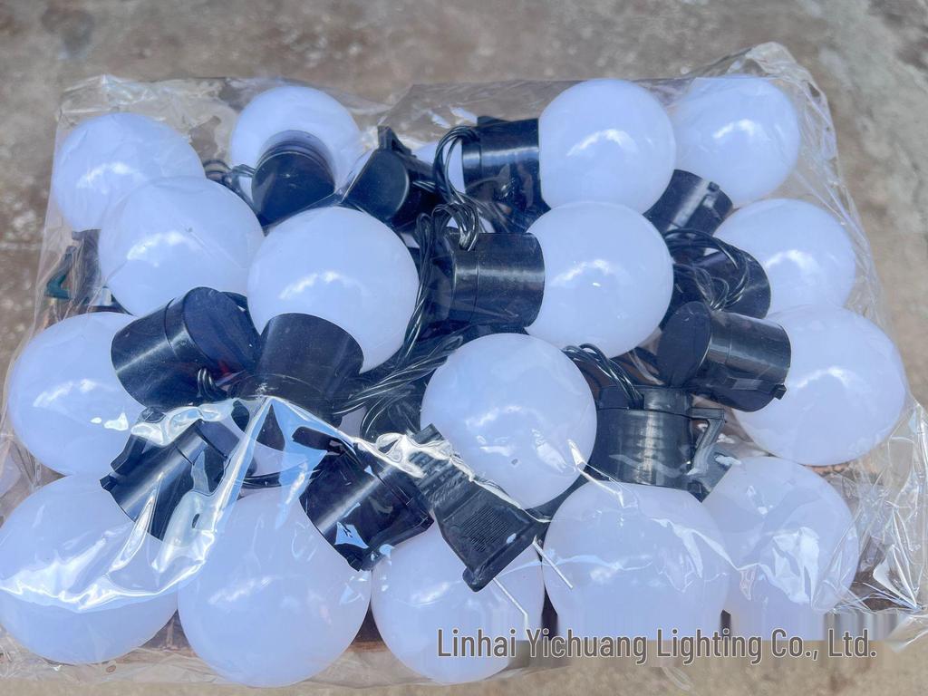 Solar LED String Lights for Outdoor Camping, Wedding Canopy, and Stall Decoration