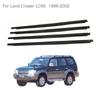4Pcs Window Rubber Seals Trim For Toyota Land Cruiser LC95 1996-2002 Weatherstrip Seal Side Door Glass Belt 75711-60030