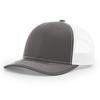 Custom 3D Embroidery Logo Baseball Dad Cap Richardson 112 Trucker Hat with Mesh Cap & Leather Patch Common Fabric Feature