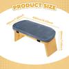 Meditation Bench Prayer with Removable Cushion, Ergonomic, Folding Kneeling Stool Chair