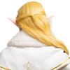 2pcs Sets Anime Wig Princess Golden Braid Wigs Long Heat Resistant Synthetic Hair Cosplay Wigs +Elf Ears