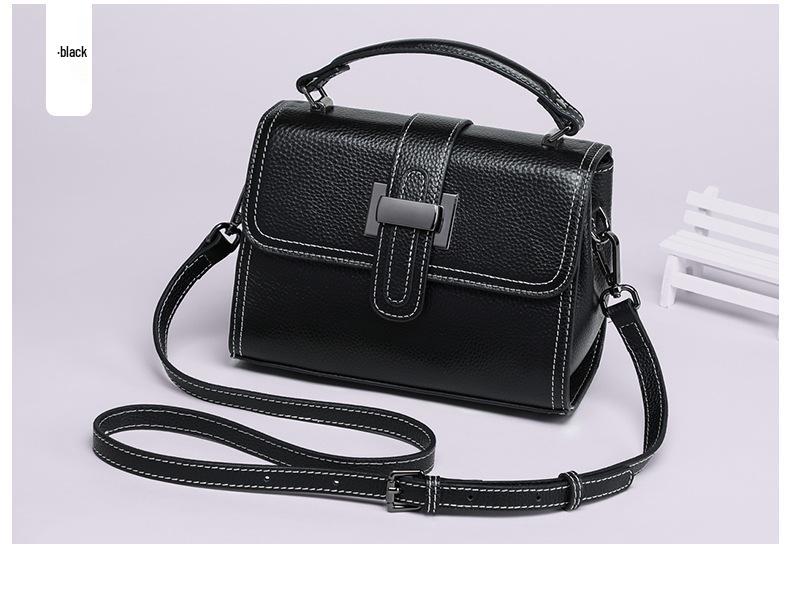 2026 Trendy Women's Genuine Leather Crossbody Bag - Versatile Autumn Handheld Shoulder Square Bag