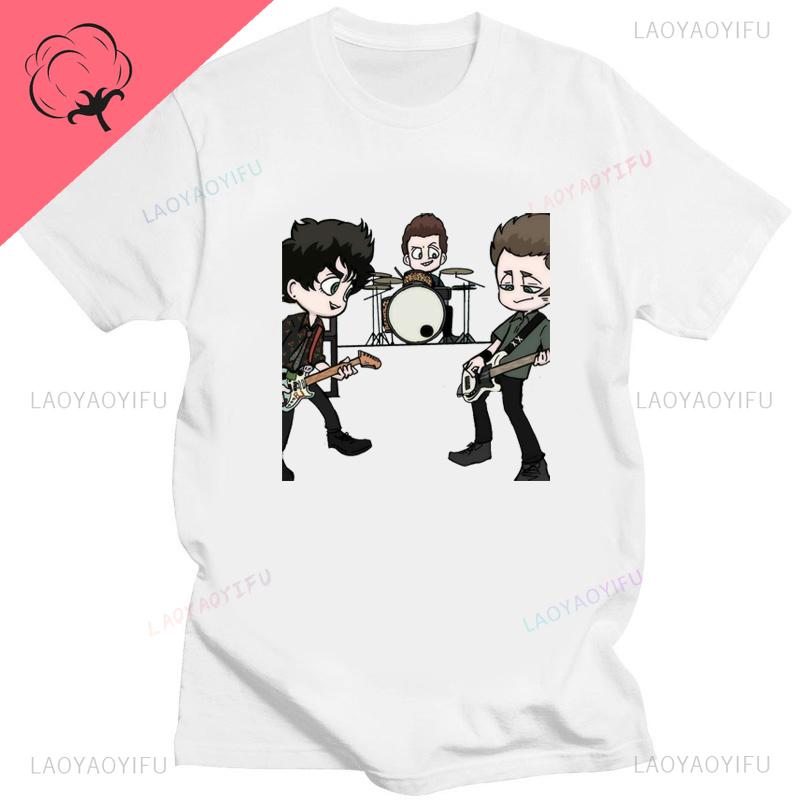 Green Day American Idiot Albuum Cover Tshirts Unisex Women Oversized Tshirts Novelty Funny Streetwear Summer Comfortable Tee