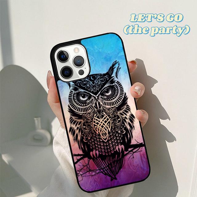 Autumu Owl bird clockwork pretty steampunk Phone Case Cover for iPhone 17 Air 16 16e 15 12 11 13 14 Pro Max Plus