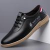 Autumn leather shoes soft leather men's shoes soft sole men's business casual shoes one pedal hundred towers lightweight beanie shoes loafers