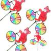 Playful Animal Cycling Windmill Toy Featuring Vibrant Color And Weather Resistant Fabric