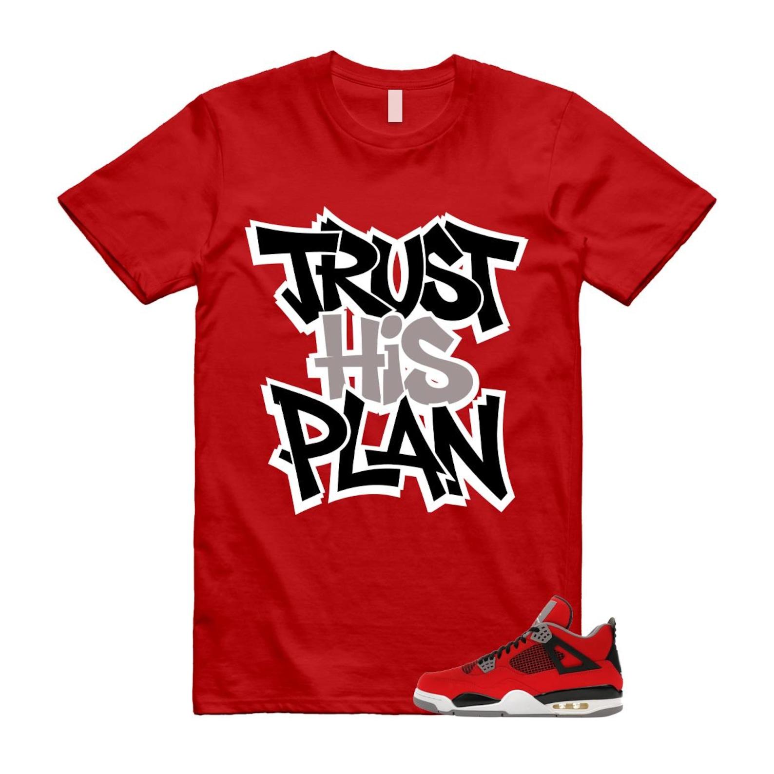 4 Toro Bravo Fire Red White Black Cement Grey 2026 T Shirt Match PLAN 4XL