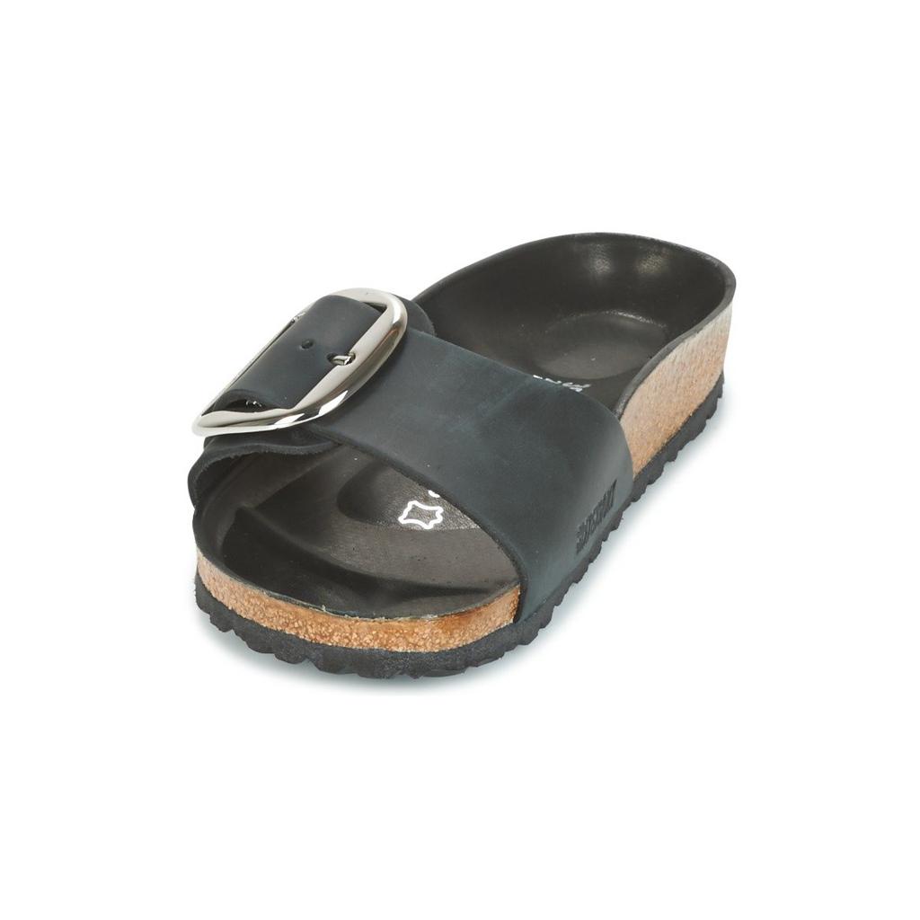 BIRKENSTOCK Madrid Big Buckle Cm Sandals, Black, 24.5