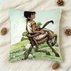 WWitch hat atelierr Doublesided Printed Square Decorative Cushion Cover for Sofa Living Room Home Decor