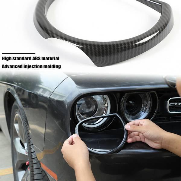 Scheinwerfer-Zierringe für Dodge Challenger (4 Stück) für Modelle 2015-2021