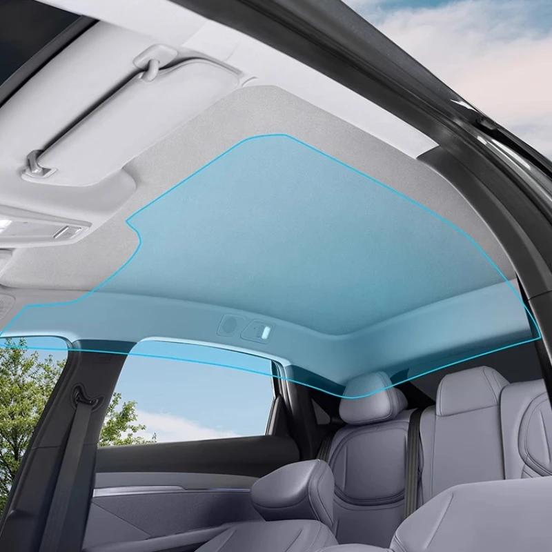 Canopy Sunshade Sunroof Ice Crystal Shading Block For Xpeng Xiaopeng MONA M03 Sun Protection and Heat Insulation Car Accessories
