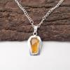 Citrine Stone 925 Sterling Silver Art Deco Ethnic Handmade New Pendant Jewelry PP-53-11