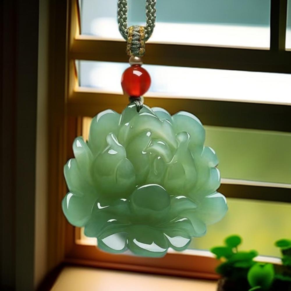 Collana con Ciondolo Fiore di Loto Regalo Donna Uomo Talismani Collana Gioielli