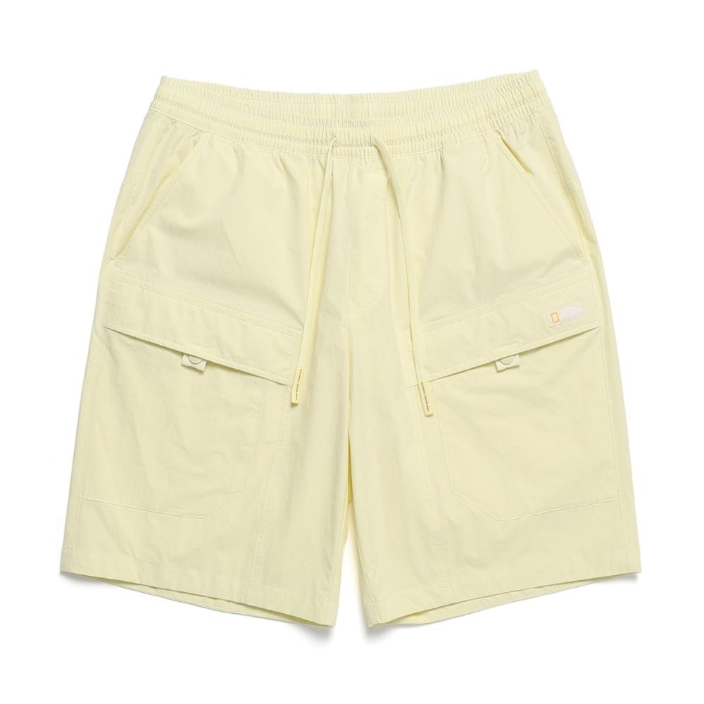NATIONALGEOGRAPHIC N242Uhp940 Adeli Lightweight Woven Stretch 5-Part Cargo Half Pants Butter