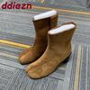 Fashion Fashion Strange Toe Women Ankle Boots With Round Heels Shoes Female Slip On Footwear Ladies Short Modern Boots Shoes Pumps lady