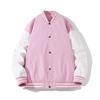 Men's Korean Style Spring Baseball Jacket - Trendy Patchwork Long Sleeve Top, Loose Fit, Handsome Outerwear