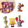 Squarepants Spongebob 6pcs Figures Cartoon Anime Figure Model Decoration Doll