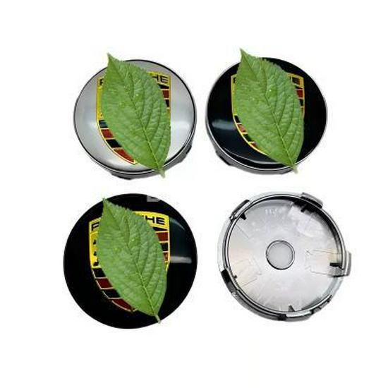 Compatible with Porsche Modified Wheels 60mm Center Cap, Universal Metal Car Wheel Hub Logo.