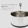 RUSTELA Commercial Stainless Steel Saucepan with Induction Dishwasher Safe Lid, 18cm, 2.5L Capacity, Three-Layer Construction, Compatible,