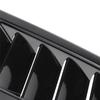 1 Pair Universal ABS Plastic RS Style Glossy Black Bonnet Vents With Free Tape