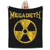 Killing Is My Business  Rock Band Blanket Flannel Megadeths Lightweight Throw Blanket for Car Sofa Couch Bedspread