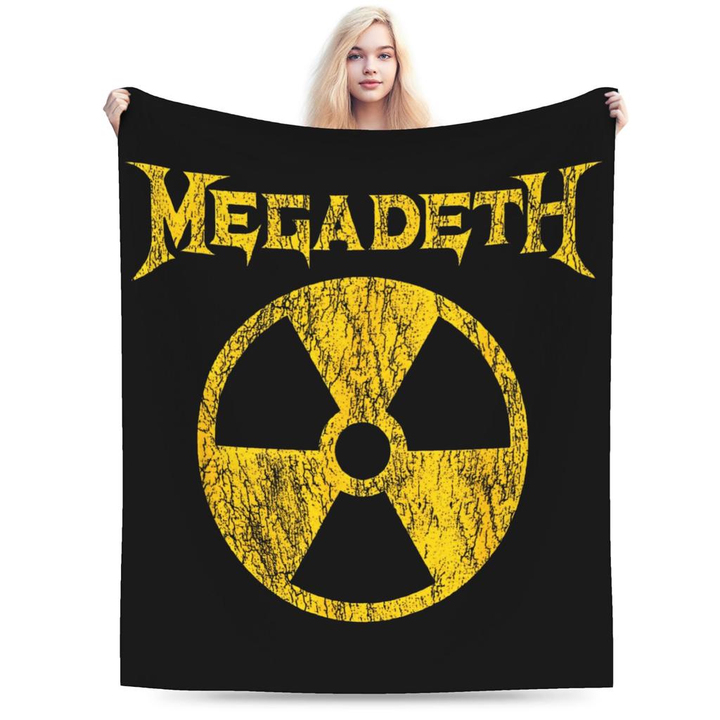 Killing Is My Business Rock Band Blanket Flannel Megadeths Lightweight Throw Blanket for Car Sofa Couch Bedspread