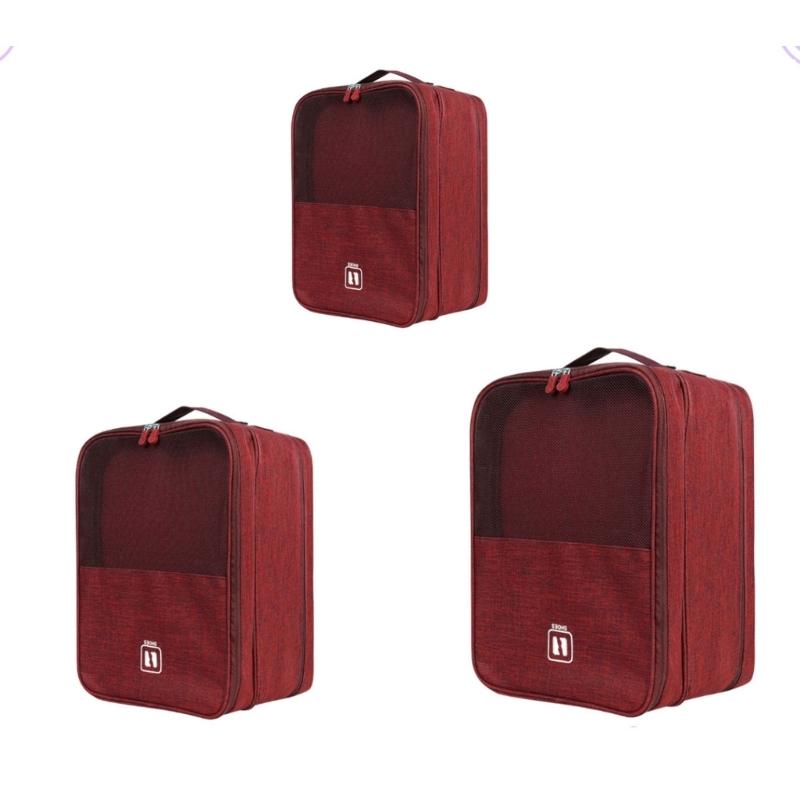 Shoe Bag Keep Your Shoes Organized Protected Holds 3Pairs of Shoes Waterproof