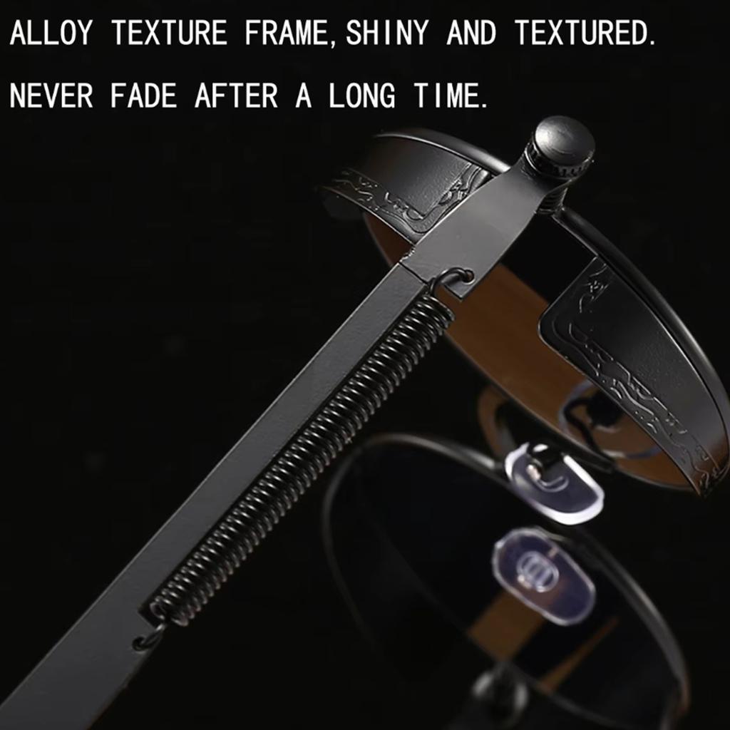 Punk Fashion New Sunglasses Trend Sunglasses Steam Sunglasses for Men and Women Sunglasses
