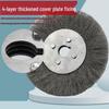 Stainless Steel Wire Brush Wheel for Sanding, Rust Removal, Deburring, Polishing, Grinding 