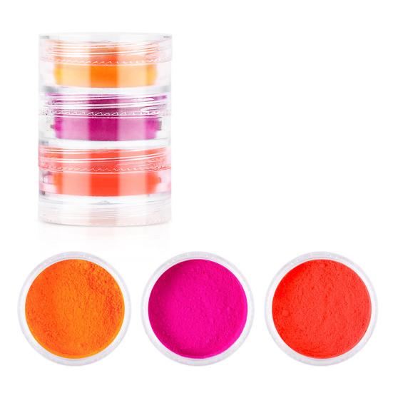 Pudră de pigment pentru unghii PET de lungă durată cu fosfor luminiscent pentru femei