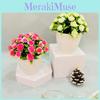 Plastic Indoor Decorative Sphere With Faux Fuchsia Flowers For Office Displays