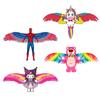 Cartoon Child Dynamic Kite Toy Cartoon Phoenix Butterfly Airplane Eagle Kite Kids Handheld Fishing Rod Kite Outdoor Sport Toys