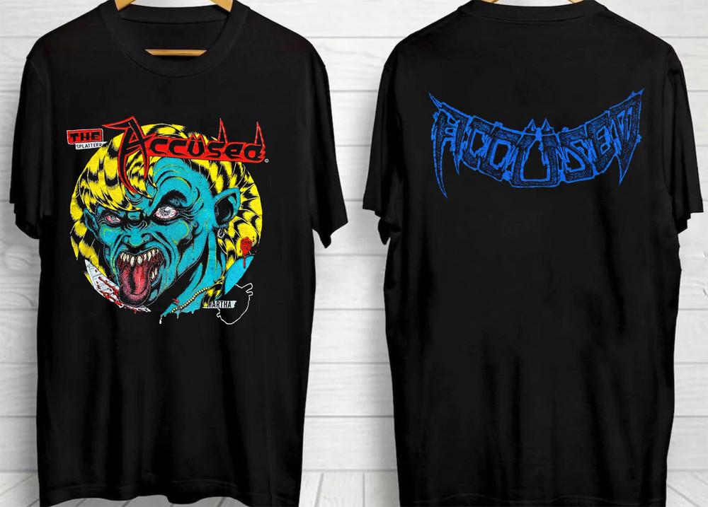 

90s The Accüsed Martha Splatterhead Black All Size TShirt AE120 Unisex T-Shirt L