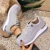 Fashion Lightweight Wedge Sports Shoes for Women 2025 Autumn Fashion Platform Sneakers Woman Non Slip Lace Up Comfortable Walking Shoes