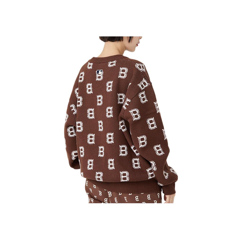 New MLB Sweaters Unisex Dark Brown 3AKPM0126-43BRD