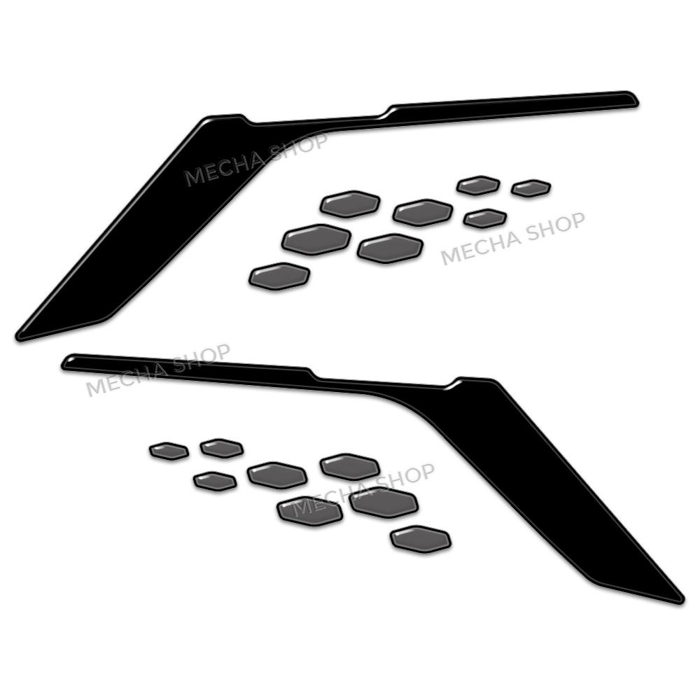 3D Resin Motorcycle Sticker Set Front Fairing Decals For MT-07 MT 07 MT07 2025 Tank Mat Decals