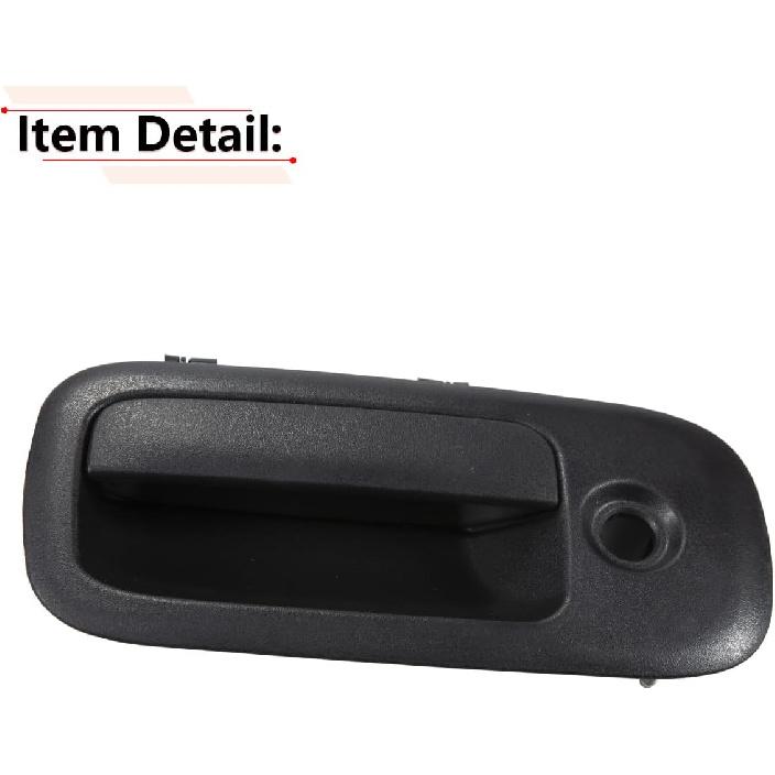 RLB-HILON Front Left Exterior Door Handle Compatible With Chevy Express 1500 2500 3500 4500 Van 1996 To 2009, For GMC Savana 1996 To 2009 Year