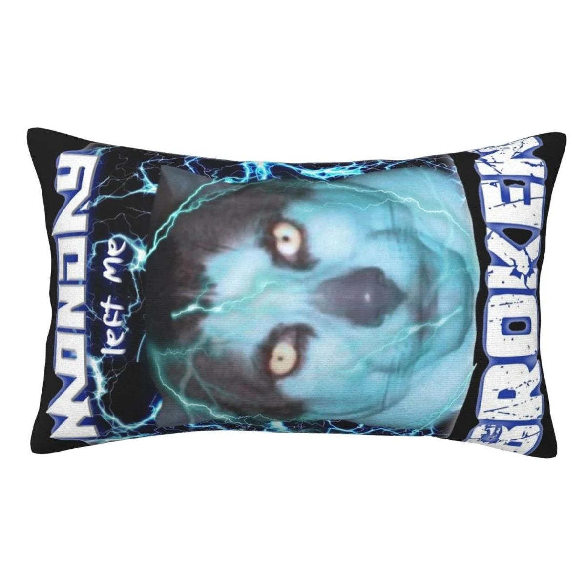 

Понедельник Сделал Меня Сломанным Чехол на Подушку Кот Двусторонний Принт Полиэстер Чехол на Подушку Декор Чехол на Подушку Сиденье На Молнии 40X40см 12x12Inch