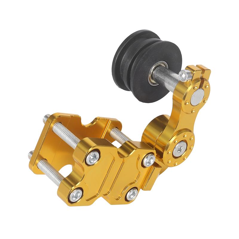 Motorcycle Adjuster Wheel Chain Tensioner CNC Aluminum Modification Spoke Chain Transmission Parts for Beach Bike Chopper ATV