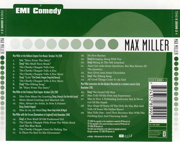

CD MAX MILLER Cheeky Chappie All His Live Shows 724352859924 emi gold Europe Pop Used