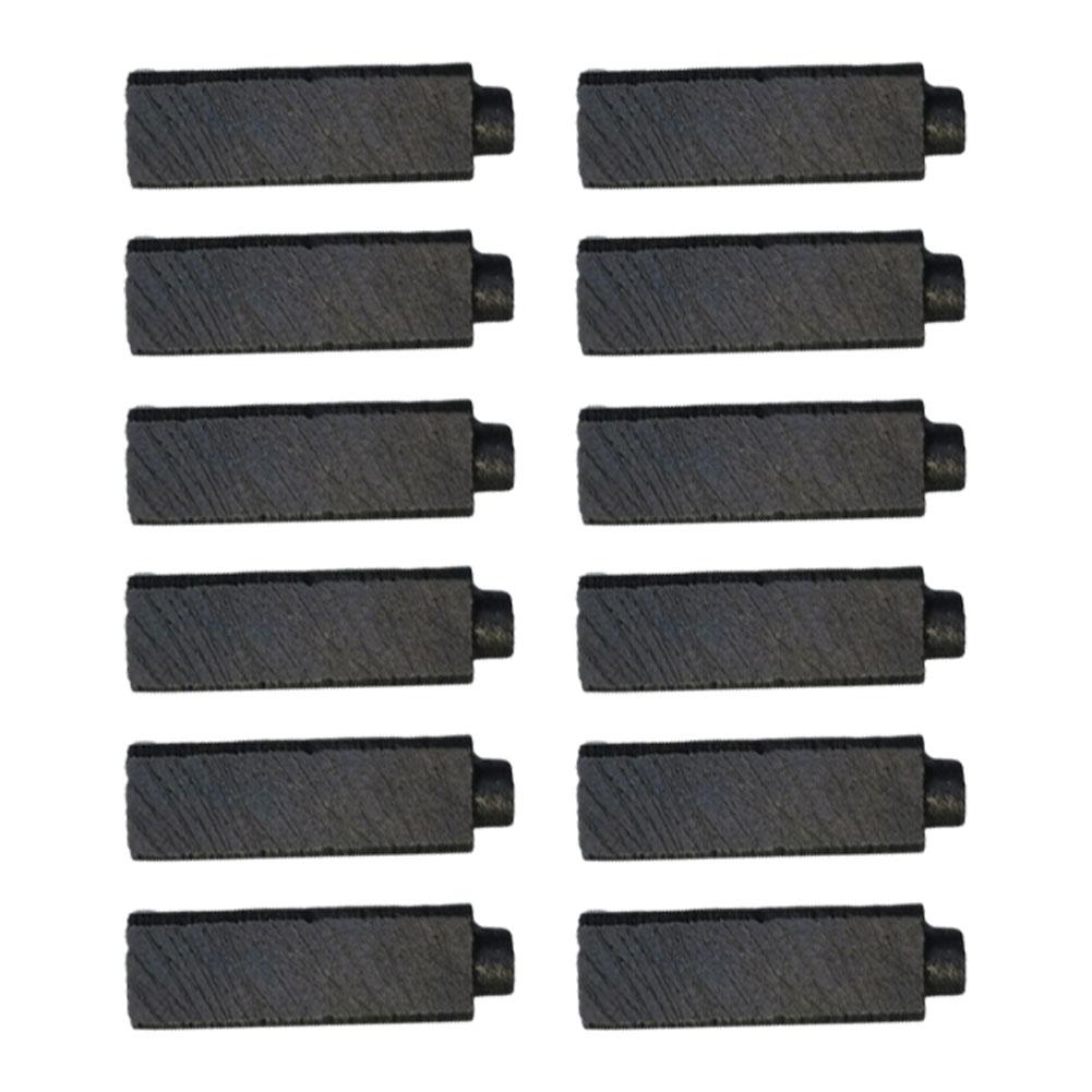 12pcs Carbon Brushes Set for Anchor Engine Electric Hair Dryer 4x5 5x17mm Compatible with Various Electric Motors