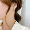 Silver Jewelry Women Fashion Cute Tiny Clear Crystal CZ Stud Earrings Gift for Girls Teens Lady Gift