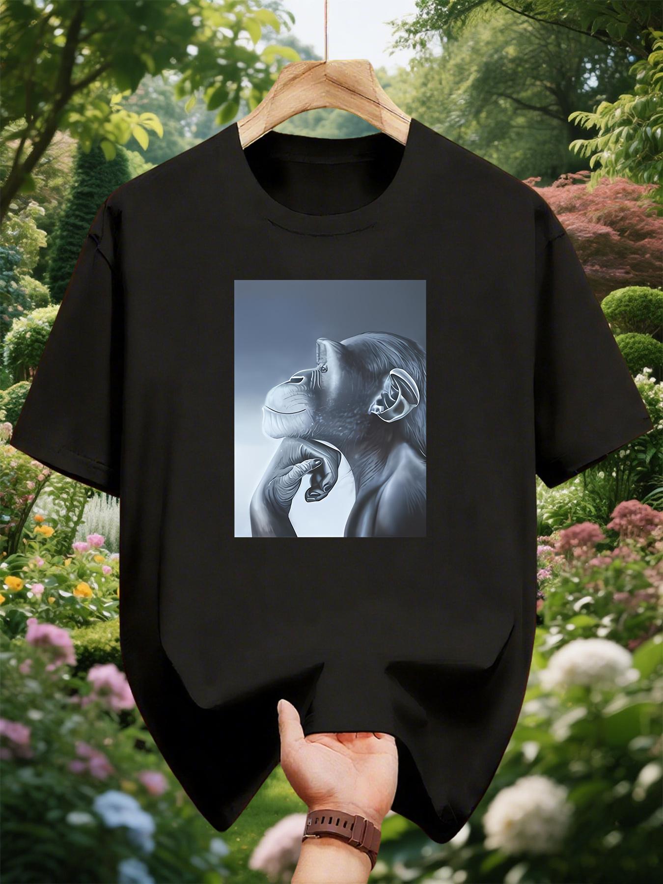 An Interesting Shirt Featuring an Angry Bait Lion Monkey Meme XL