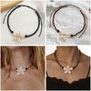 Fashion Geometric Woven Necklace Bohemian Style Shell Clavicle Chain Rope Woven Short Choker Necklace